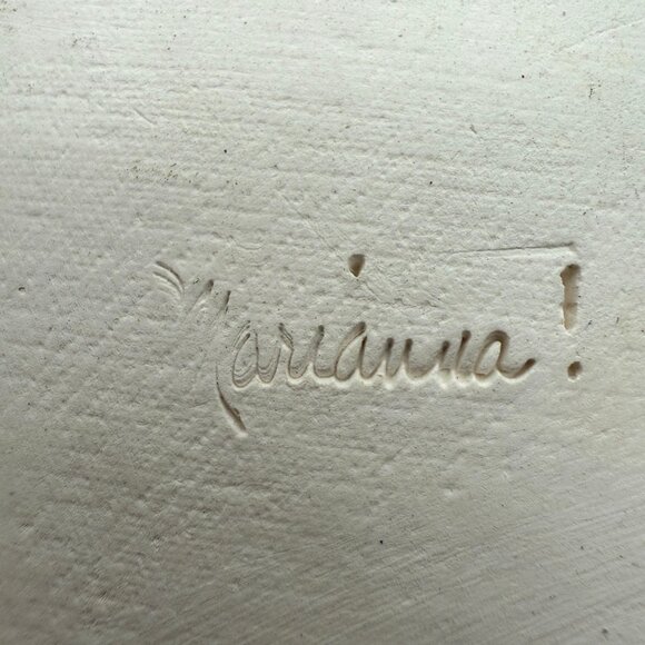 Montana Handcrafted Square Ceramic Plate Humor BC Before Coffee Mug Art Tray - Picture 5 of 7